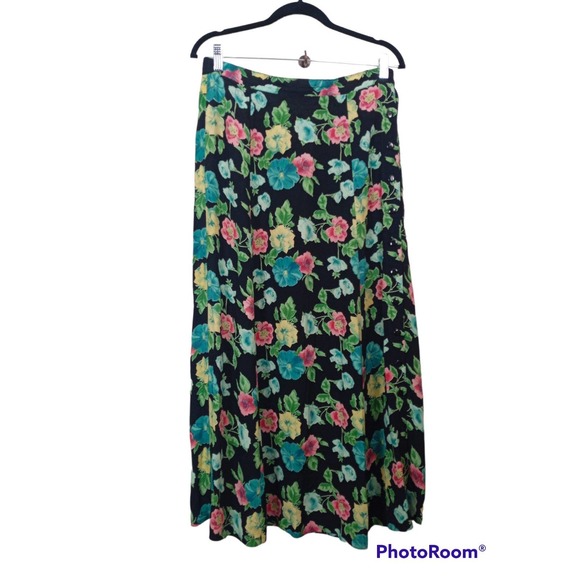 Monterey Bay Dresses & Skirts - Vintage Monterey Bay Floral Button Front Maxi Skirt